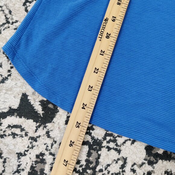 Under Armour Heat GearWomen's Tank Top Size S Fitted Blue Threadborne Athletic - Picture 7 of 7